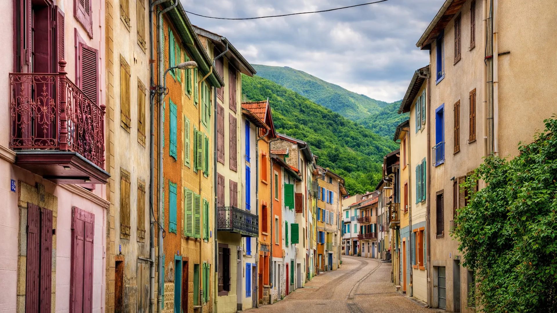 Wooden sign pointing toward France during a cross-border Pyrenees tour from Barcelona