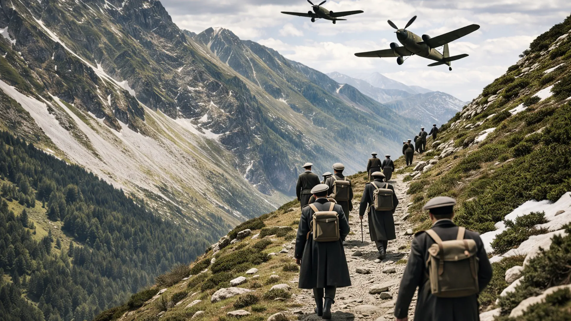 Historic WWII escape route landscape in the Pyrenees explored on a private tour from Barcelona