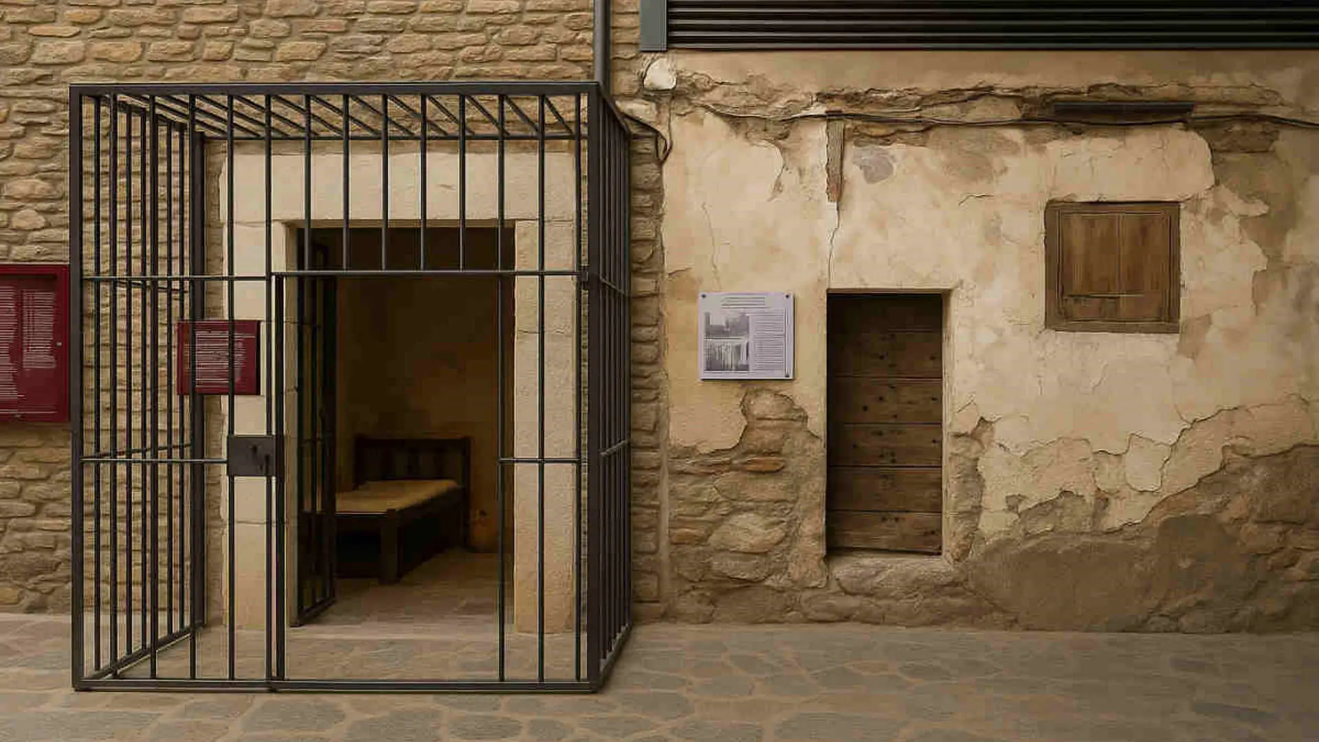 Former prison site in Sort connected with WWII refugee escape routes across the Pyrenees